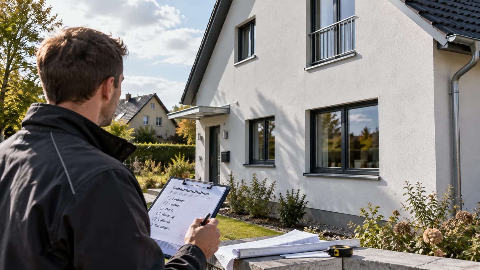Energetische Aufnahme eines Wohngebäudes